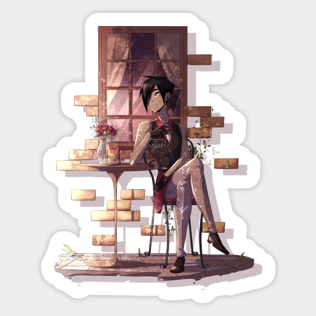 Cafe Sticker by glamist